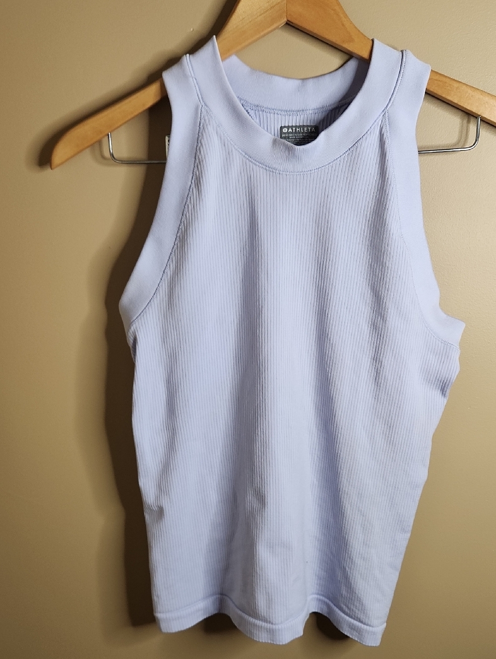 Athleta Renew Seamless Racerback Tank In Light Lavender. Size M. #530130